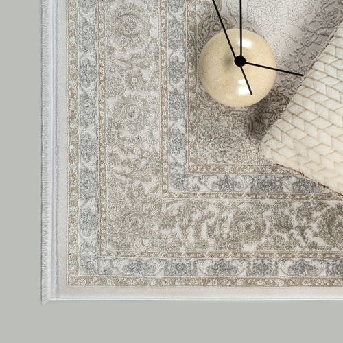 Tapis Fabia Luxe Classique Doux Beige, 120x170 Cm