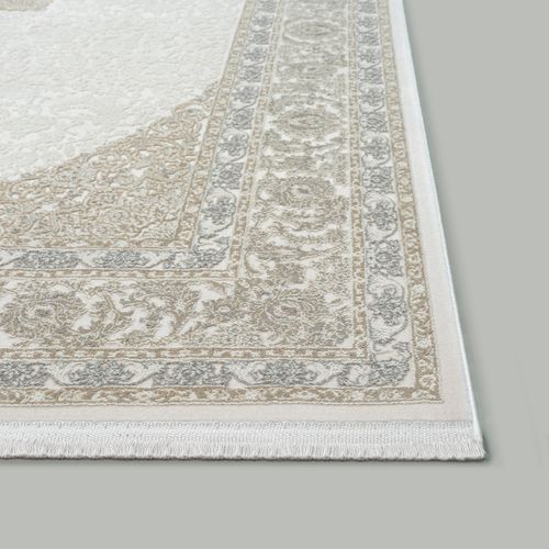 Tapis Fabia Luxe Classique Doux Beige, 120x170 Cm