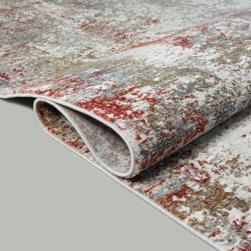 Tapis Fabia Luxe Moderne Doux, Multi Beige, 80x300 Cm