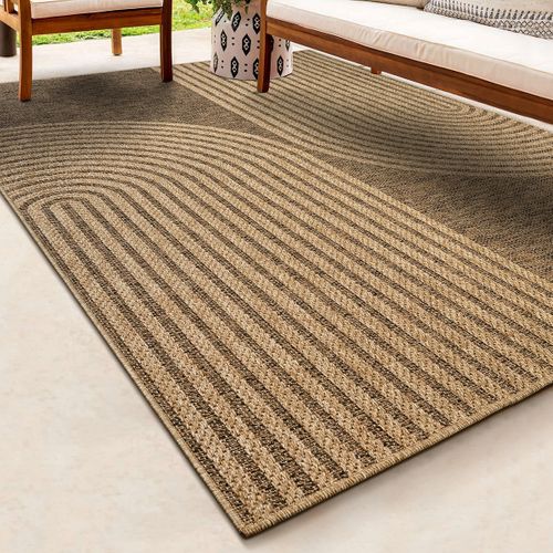 Tapis Kansas Extérieur Jute Terrasse - Nature - 200x290 Cm