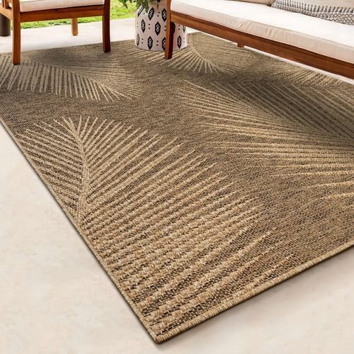 Tapis Kansas Extérieur Jute Terrasse - Nature - 120x170 Cm