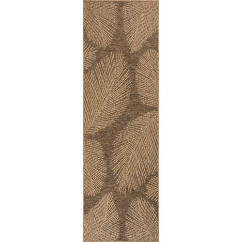 Tapis Kansas Extérieur Jute Terrasse - Nature - 80x250 Cm