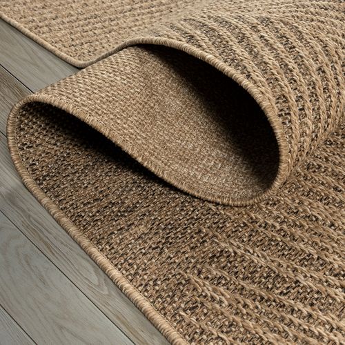 Tapis Kansas Extérieur Jute Terrasse - Nature - 80x150 Cm