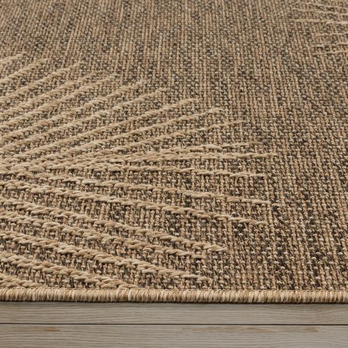 Tapis Kansas Extérieur Jute Terrasse - Nature - 60x90 Cm