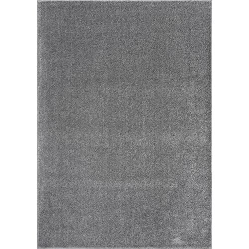 Tapis Marley Élégant Salon, Poils Courts, Anthracite, 200 X 290 Cm