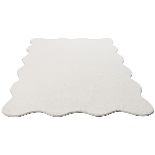 Tapis Relax Shape Antidérapant, Lavable, Crème, 140x200 Cm