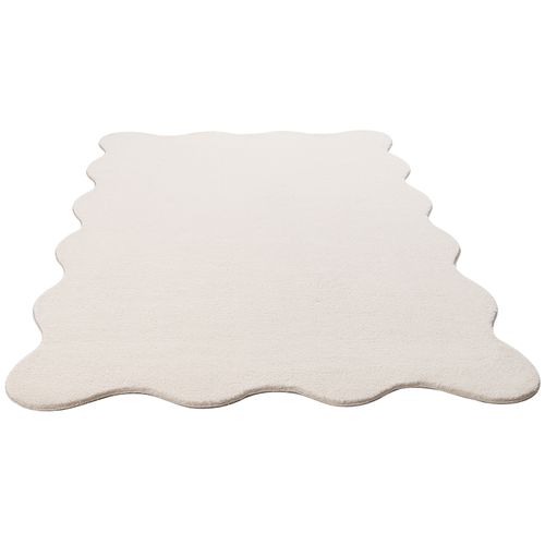 Tapis Relax Shape Antidérapant, Lavable, Beige, 120x160 Cm
