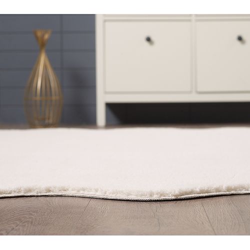 Tapis Relax Shape Antidérapant, Lavable, Beige, 160x220 Cm