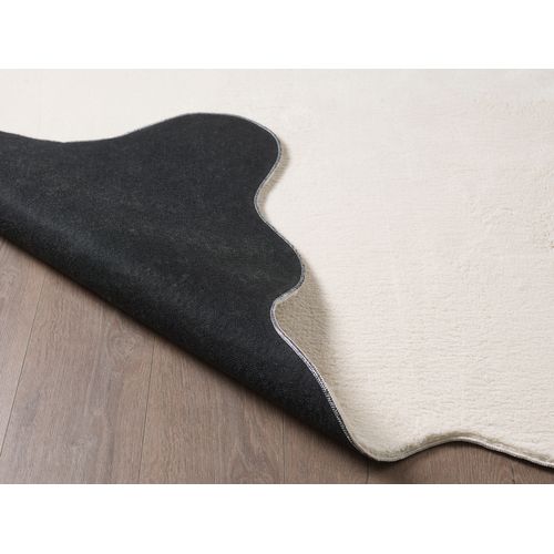 Tapis Relax Shape Antidérapant, Lavable, Beige, 160x220 Cm