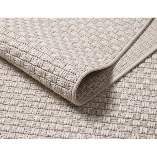 Tapis Maldives Extérieur Design Boho, Beige, 240x340 Cm