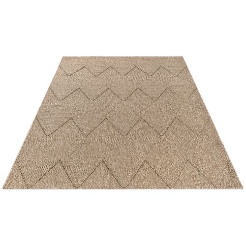 Tapis Kos Extérieur Moderne Losange, Nature, 80 X 250 Cm