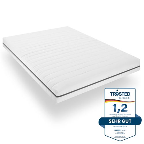Matelas Mousse 80x190 cm, 7 Zones, H2/H3 En Mousse Froide - Epaisseur 18cm