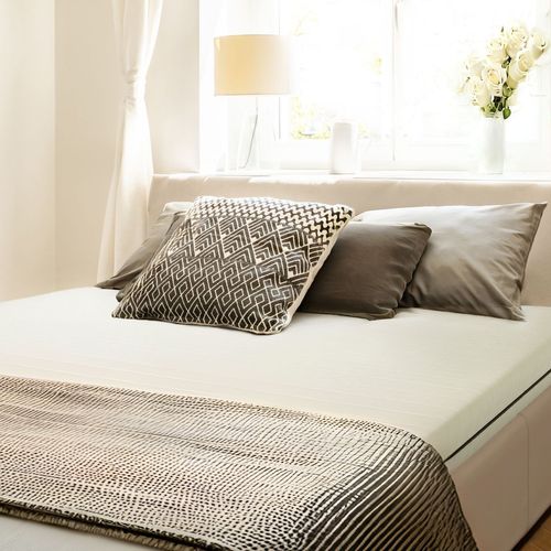 Matelas Mousse 180x200 cm 7 Zones En Mousse Froide, 2en1 Degré De Fermeté H2 H3