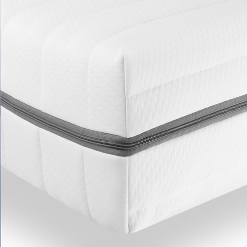 Matelas Mousse 70x200 cm 7 Zones Epaisseur 18 cm Fermeté H2/H3