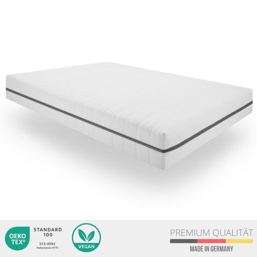Matelas Mousse 70x200 cm 7 Zones Epaisseur 18 cm Fermeté H2/H3