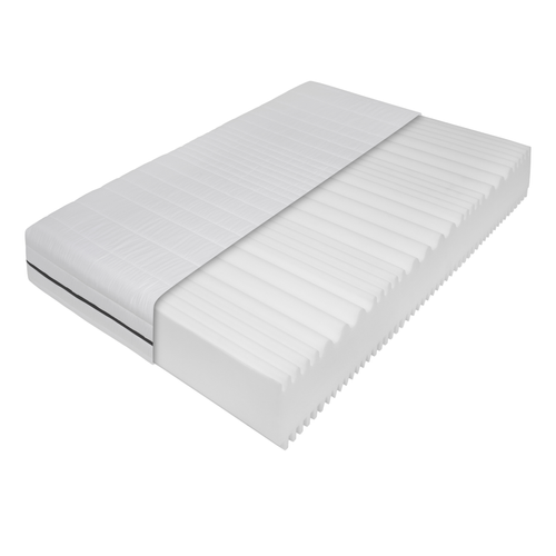 Matelas Mousse 70x200 cm 7 Zones Epaisseur 18 cm Fermeté H2/H3