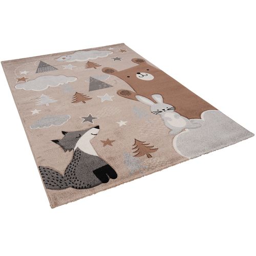 Tapis Maui Kids Pour Enfants Renard Et Ours 160x230cm