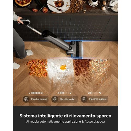 D700 Aspirateur Laveur Sans Fil, 20 000 Pa/45min, Auto-nettoyant, Eau Chaude 100 °c