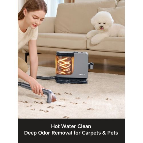 B400 Nettoyeur De Tapis Et Meubles Avec Fonction Vapeur, 600w, Aspiration 18kpa, 1750w Nettoyeur à V