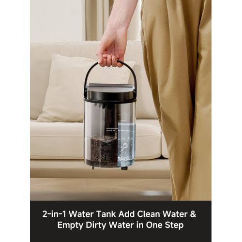 B400 Nettoyeur De Tapis Et Meubles Avec Fonction Vapeur, 600w, Aspiration 18kpa, 1750w Nettoyeur à V