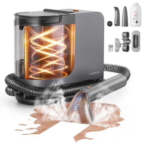 B400 Nettoyeur De Tapis Et Meubles Avec Fonction Vapeur, 600w, Aspiration 18kpa, 1750w Nettoyeur à V