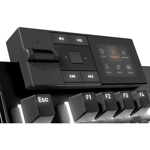 Clavier Mécanique Gamer - Silent Linear - ! - Dark Mount - Fr Iso - Argb