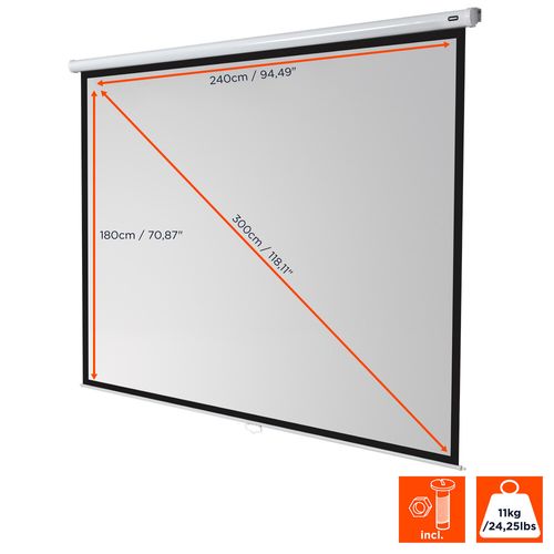 Ecran De Projection Celexon Manuel  Economy 240 X 180 Cm