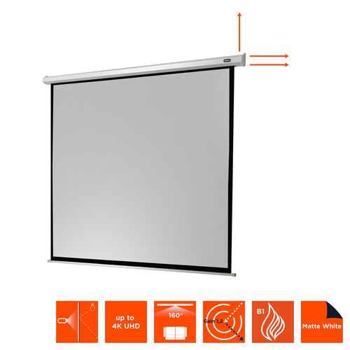 Ecran De Projection Celexon Economy Motorisé 240 X 240 Cm
