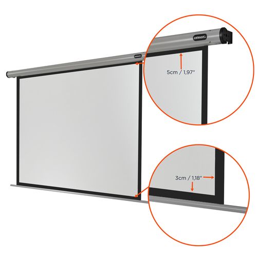 Ecran De Projection Celexon Motorisé Home Cinema 180 X 135 Cm