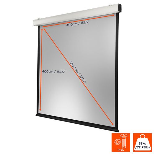 Ecran De Projection Celexon Motorisé Expert Xl 400 X 400 Cm