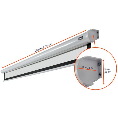 Ecran De Projection Celexon Manuel Economy 280 X 158 Cm