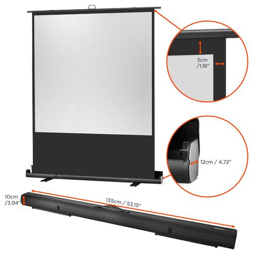 Ecran De Projection Celexon Mobile Pro Plus 120 X 120