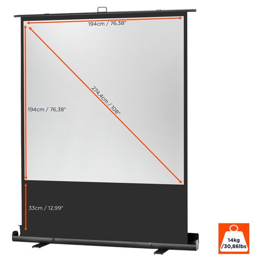 Ecran De Projection Celexon Mobile Pro Plus 200 X 200