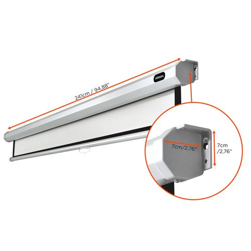 Ecran De Projection Celexon Manuel Economy 220 X 165 Cm