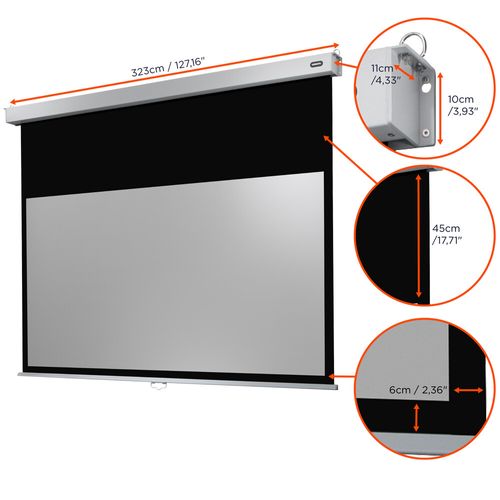 Ecran De Projection Celexon Manuel Pro Plus 300 X 169cm