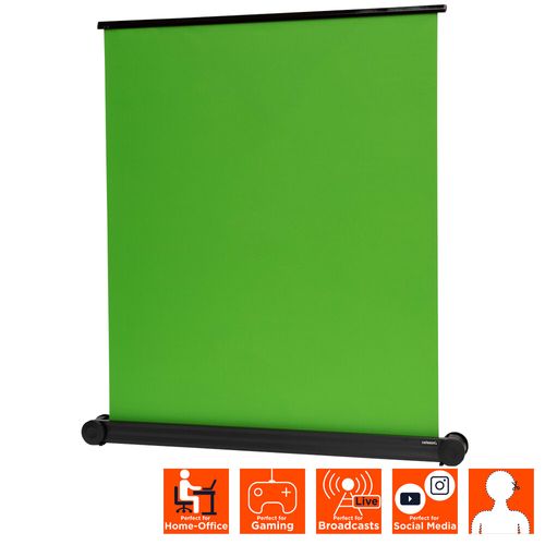 Écran À Fond Vert Celexon Mobile Chroma Key Green 150 X 180 Cm
