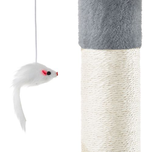 Arbre à Chat Griffoir Escalade 170 Cm Avec Maisons Et Plateformes Gris