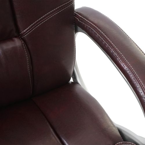 Fauteuil/siège De Bureau M61, Classique, Similicuir ~ Bordeaux