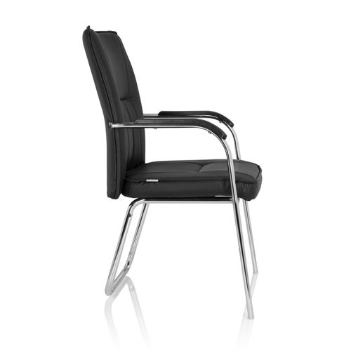 Chaise Banda V Simili Noir Accoudoirs Compris