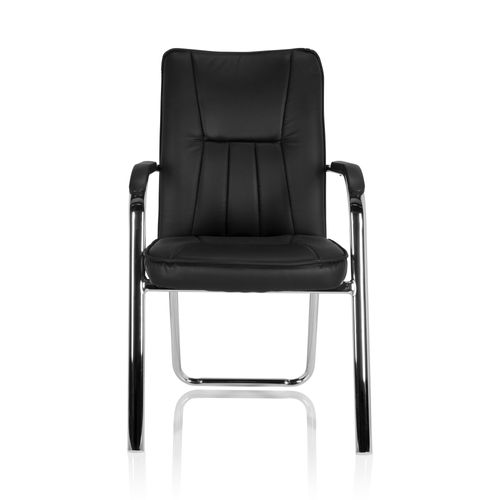 Chaise Banda V Simili Noir Accoudoirs Compris