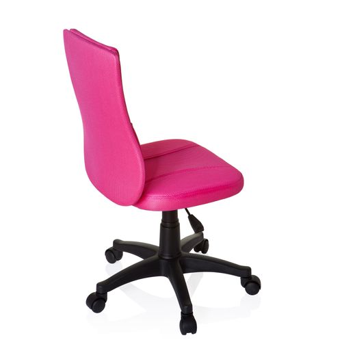 Chaise Pivotante Pour Des Enfants Kiddy Base Tissu Rose Sans Accoudoirs