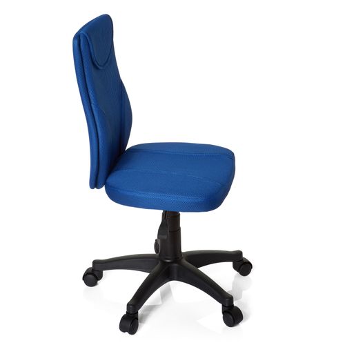 Chaise Pivotante Pour Des Enfants Kiddy Base Tissu Bleu Sans Accoudoirs