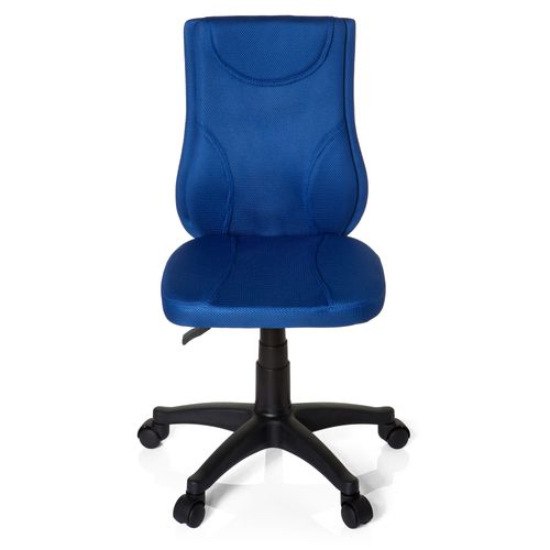 Chaise Pivotante Pour Des Enfants Kiddy Base Tissu Bleu Sans Accoudoirs