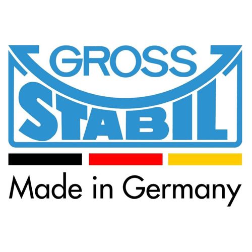 Roulettes 5x Rolo No-noise 11mm/65mm Métal, Plastique Noir