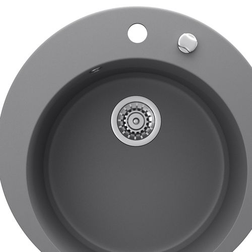 Évier  12541 Gris 50.5x50.5cm Rond