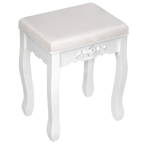 Coiffeuse Avec 3 Miroirs 7 Tiroirs - Tabouret Inclus