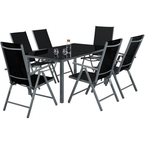 Ensemble Salon De Jardin Gris Anthracite 150 X 90 X 73 Cm