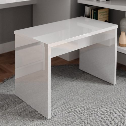 Banc Viola 20973 Blanc 90cm Pour Table De Maquillage