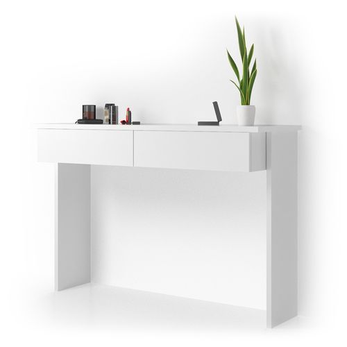 Coiffeuse Azur 20975 Blanc 120cm Sans Miroir