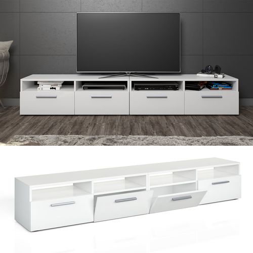 Meuble TV Diego 22852 Blanc 190x38cm
